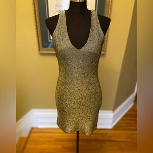 Gold party dress